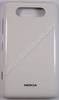 Akkufachdeckel weiss Nokia Lumia 820 B-Cover white high gloss