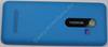 Akkufachdeckel cyan Nokia 206 SingleSim original Batteriefachdeckel B-Cover blau