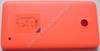 Akkufachdeckel orange Nokia Lumia 630 original B-Cover, Batteriefachdeckel, Akkudeckel, Rückenschale bright orange