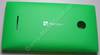 Akkufachdeckel grün Microsoft Lumia 435 B-Cover green Rückenschale mit Seitentasten, Lautstärketaste, Fototaste, Powertaste