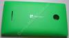 Akkufachdeckel grn Microsoft Lumia 435 B-Cover green Rckenschale mit Seitentasten, Lautstrketaste, Fototaste, Powertaste