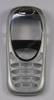 Gehäuseoberschale original Siemens C55 silber (Cover) mit Displayscheibe