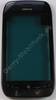 Oberschale, Touchpanel schwarz Nokia Lumia 710 original Touchscreen, A-Cover mit Scheibe, Displayscheibe black