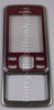 Oberschale rot Nokia 6301 original, A-Cover red mit Displayscheibe