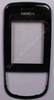 Oberschale schwarz Nokia 3600 Slide original Cover mit Displayscheibe