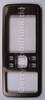 Oberschale choco Nokia 6300 original, A-Cover mit Displayscheibe
