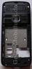 Unterschale schwarz original Nokia 3110 Classic B-Cover Gehäuserahmen, Gehäuseträgerincl. Mikrofon, Ladebuchse, Kamerascheibe, Simkartenhalter, Lautstärketaste, Einschalttaste, Powerkey ( Ein / Aus Taste )