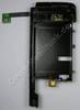 Unterschale schwarz Nokia E90 black mit Blitz LED, Simkartenleser, Speicherkartenleser, Abdeckung Speicherkarte, Flexkabel Kartenleser, Akkuaufnahmefach, original Backcover Geh�usetr�ger, Geh�userahmen