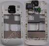 Unterschale weiss Nokia E5-00 original C-Cover Backcover mit Blitzlicht (LED), Kamerascheibe (Kameralinse), Headsetbuchse, Konnektor Kopfhöhrer, Ladebuchse, Freisprechlautsprecher. Lautstärketaste ( white )