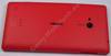 Unterschale, Gehäuseträger rot Nokia Lumia 720 original Back Cover, CARE UNIBODY ASSY GENERIC RED P6012, Akkufachdeckel, Batteriefachdeckel