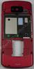 Unterschale, Gehäuseträger rot Nokia 700 original D-Cover coral red, Gehäuseträger, incl. Kamerascheibe, Kameralinse, Seitentasten ( Lautstärketaste, Sperrtaste, Kamerataste, Fototaste) interne Antenne