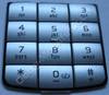 Telefon Tastenmatte grau Nokia N93 original Tastatur normale Tasten