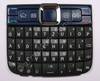 QWERTZ Tastenmatte blau Nokia E63, Tastatur ultramarin blue deutsche Belegung