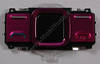 Navigationstastenmatte rot Nokia 7100 Supernova original Tastenmatte Menütasten, Navi Tastatur jelly red