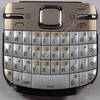 Tastenmatte gold Nokia C3-00 original Tastenmatte deutsche Tastenbelegung, golden white Tastaturmatte