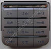 Tastenmatte silber Nokia C3-01 ( Touch and Type ) original Tastenmatte silver Tastaturmatte