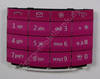 Tastenmatte pink Nokia X3-02 original Tastaturmatte