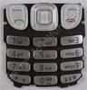 Tastenmatte weiss Nokia 6303 Classic original, Tastaturmatte white