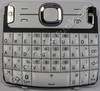 Tastenmatte wei QWERTZ Nokia Asha 201 original Tastatur white deutsche Tastaturbelegung