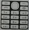 Tastenmatte weiss Nokia 206 Singlesim original Tastatur white