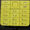 Tastenmatte gelb Nokia 220 original Tastaturmatte yellow Singlesim