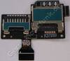 Simkartenleser und Speicherkartenleser Samsung i9195 Galaxy S4 Mini Kartenlesermodul mit Flexkabel für Simkarte und Speicherkarte