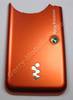 Akkufachdeckel schwarz orange SonyEricsson W610i original Cover, Batteriefach