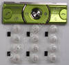 Tastenmatte lime on white SonyEricsson K660i Tastaturmatte weiss