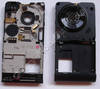 Unterschale schwarz LG KU990 Viewty original Cover, Back-Cover mit Kamerascheibe, Kameralinse