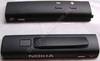 Linke und Rechte Einfassung vom Cover schwarz Nokia 5700 original Seitenabdeckung mit seitlichen Tasten, Lautstrketasten, Sietenblende