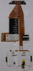 Flexkabel, Tastaturplatine Nokia 6700 Slide original Verbindungskabel der Platinen mit Tastaturfolie der Menütasten, Mikrofon, Videokamera (VGA-Kamera), Konnektoren,