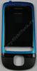 Oberschale mit Displayscheibe blau Nokia C2-05 original A-Cover beacock blue