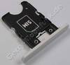 Simkartenhalter weiss Nokia Lumia 1020 original Halter der Micro Simkarte white