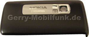 Akkufachdeckel  Original Nokia 6280 schwarz/silber