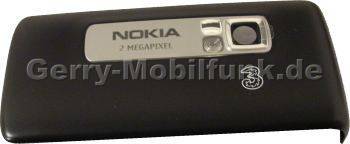 Akkufachdeckel  Original Nokia 6288 schwarz silber