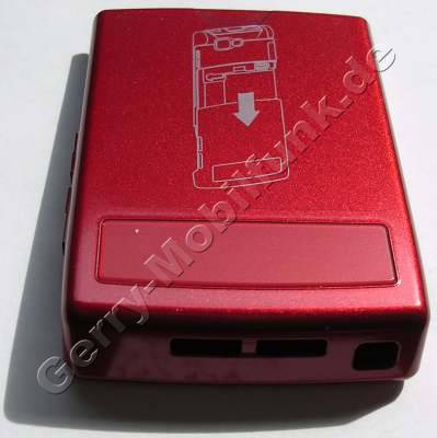 Akkufachdeckel rot Nokia N76 original Batteriefachdeckel, Akku Abdeckung