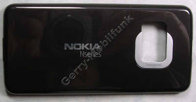 Akkufachdeckel Nokia N81-1 vanilla black original B-Cover, Batteriefachdeckel schwarz