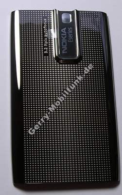Akkufachdeckel Nokia E66 grau original Batteriefach Cover