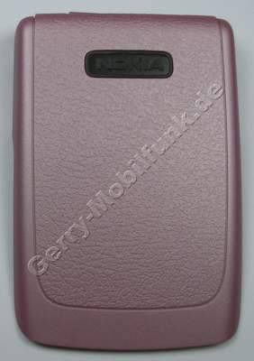 Akkufachdeckel Nokia 6131 original E-Cover pink, Batteriefachdeckel mit Abdeckung des Systemkonnektors, Stopfen Datenkabelanschlu�