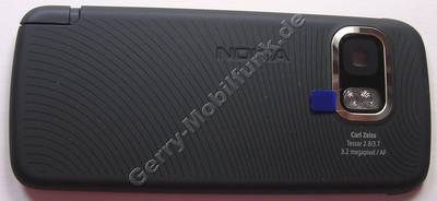Akkufachdeckel mit Stift blue Original Nokia 5800 XpressMusic blau mit Bedienstift und Kamerascheibe, styluspen