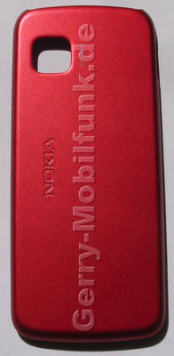 Akkufachdeckel rot Nokia 5230 original Cover, Batteriefachdeckel red