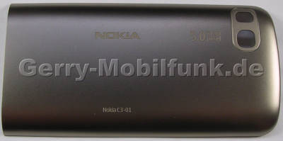 Akkufachdeckel gold Nokia C3-01 ( Touch and Type ) original C-Cover khaki gold Batteriefachdeckel