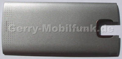 Akkufachdeckel silber Nokia X3 original Batteriefachdeckel, Back Cover silver