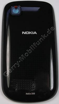 Akkufachdeckel schwarz Nokia Asha 200 original C-Cover Batteriefachdeckel, Akkudeckel black