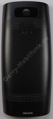 Akkufachdeckel schwarz Nokia X2-05 original Batteriefachdeckel black