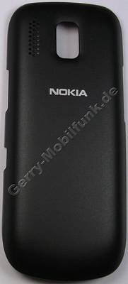 Akkufachdeckel schwarz Nokia Asha 202 original Batteriefachdeckel black, B-Cover