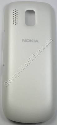 Akkufachdeckel wei Nokia Asha 203 original Batteriefachdeckel white, B-Cover