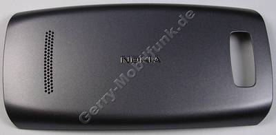 Akkufachdeckel dunkelgrau Nokia Asha 306 original Batteriefachdeckel dark grey, B-Cover