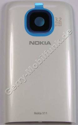 Akkufachdeckel sand white Nokia Asha 311 original Batteriefachdeckel beige