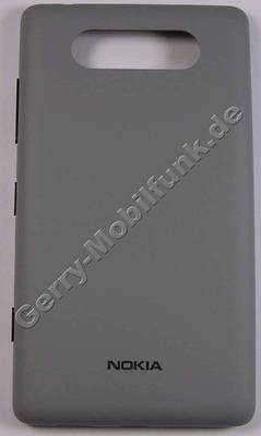 Akkufachdeckel grau Nokia Lumia 820 B-Cover grey matt